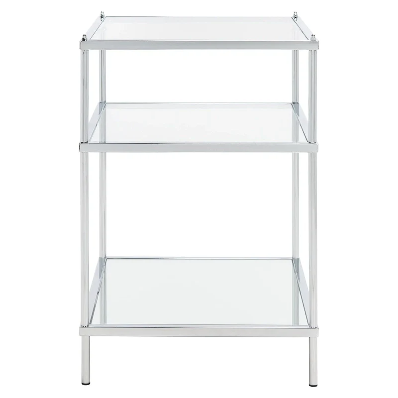 SAFAVIEH Vida 3-Tier Accent Table - 22 W x 18 D x 27 H - 22Wx18Dx27H