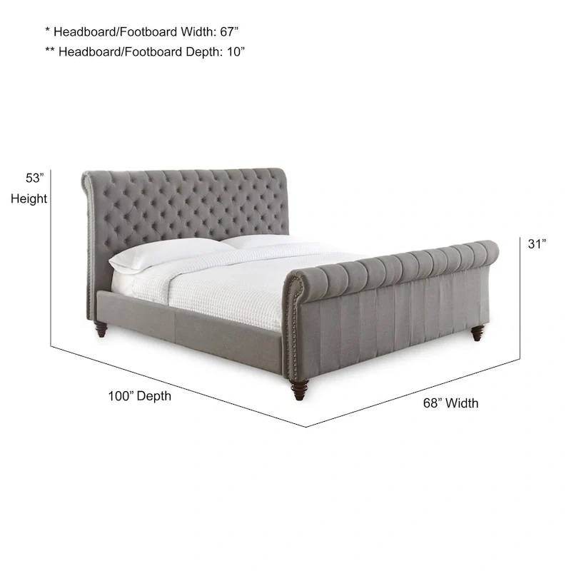 Steve Silver Sawyer Tufted Bed