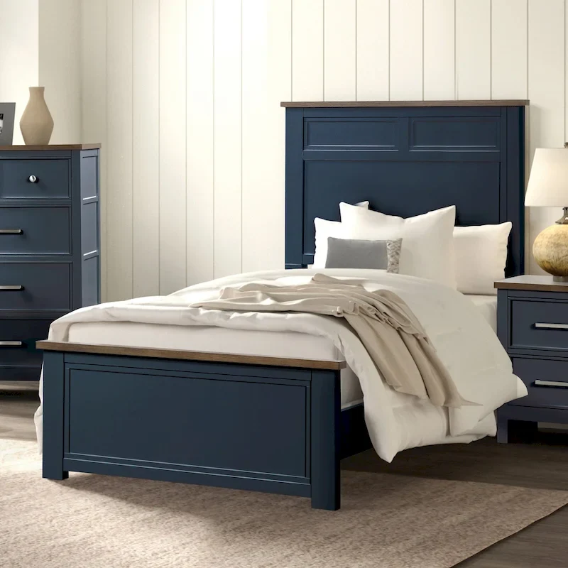 Furniture of America Althea Modern Farmhouse Pinewood Panel Bed