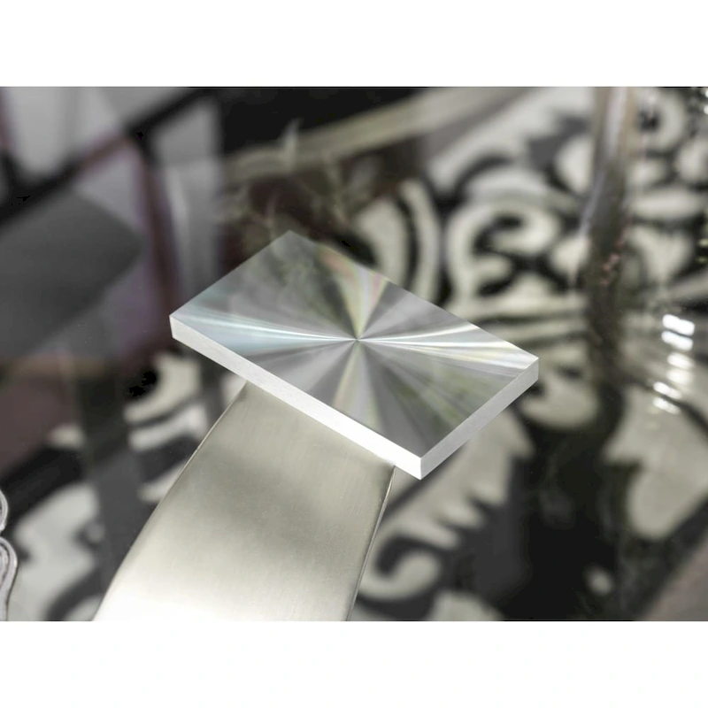 Heer Modern Black Steel U-shaped Pedestal 7-Piece Dining Set by Furniture of America