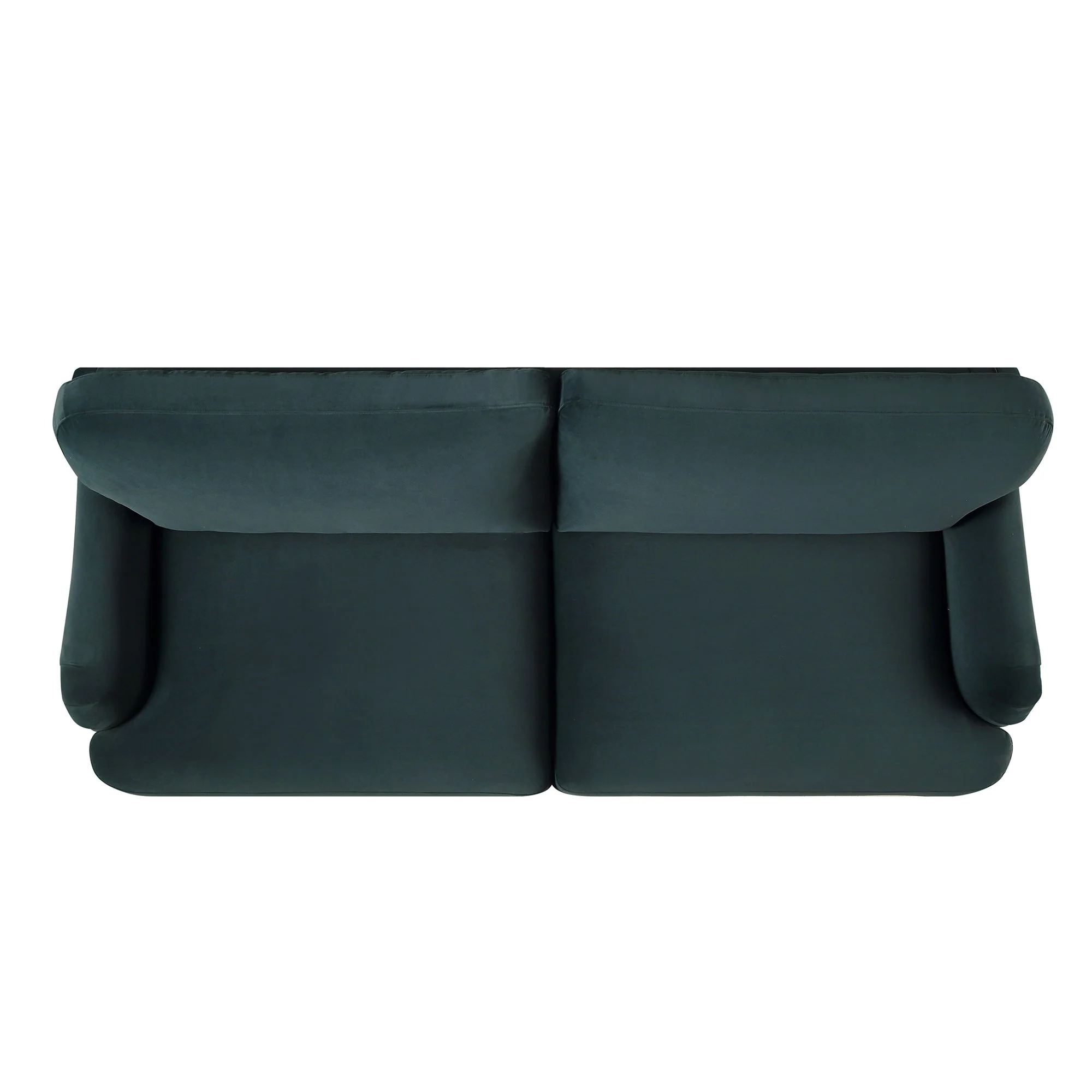 Aegean Blue Velvet Sofa, 3-Seater