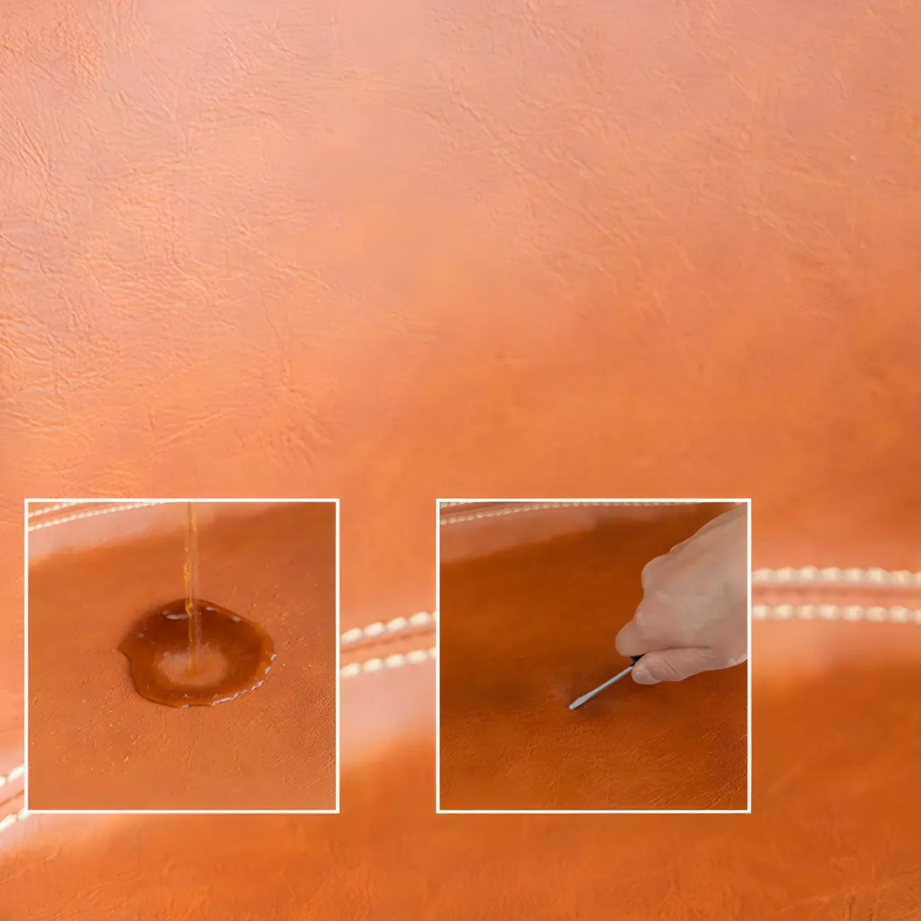 Mid-Century Distressed Leather Swivel Bar Stool with Back