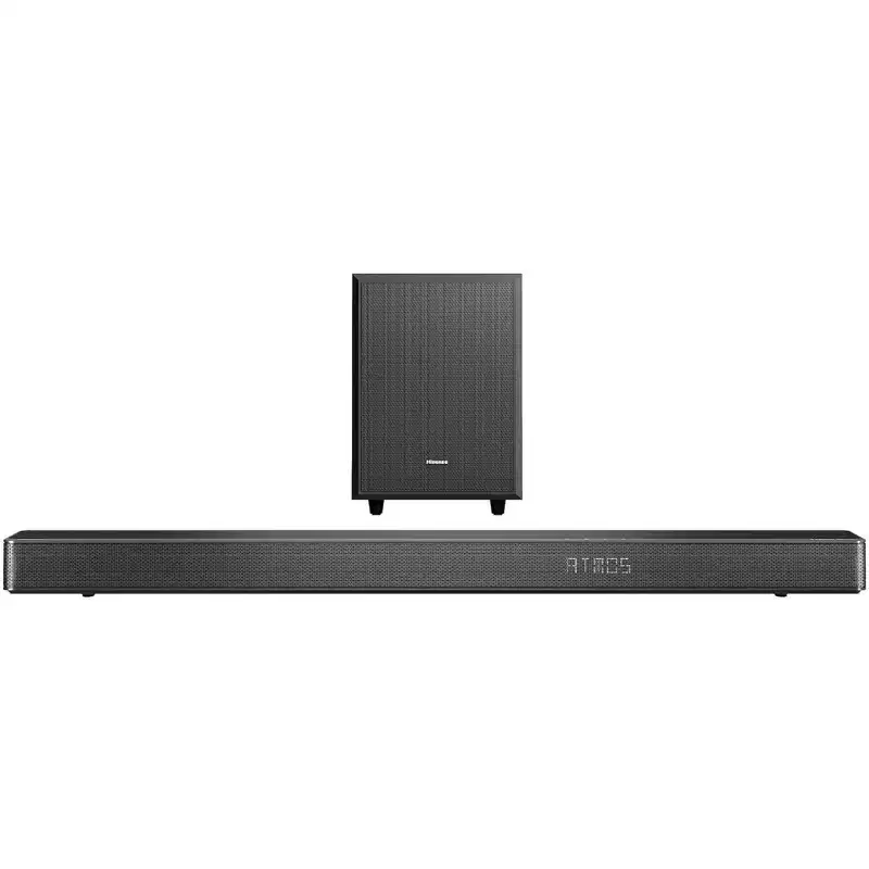 Refurbished: Hisense 3.1.2 Dolby ATMOS Soundbar with Wireless Subwoofer - Black AX3125H -Manufacturer Refurbished