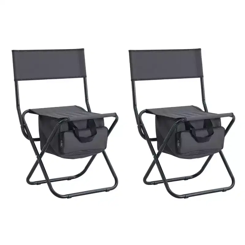 Okak Folding Chair with Storage Bag, Portable Camping Chairs with Light Weight, Collapsible Chair for Camping, Picnics and Fishing