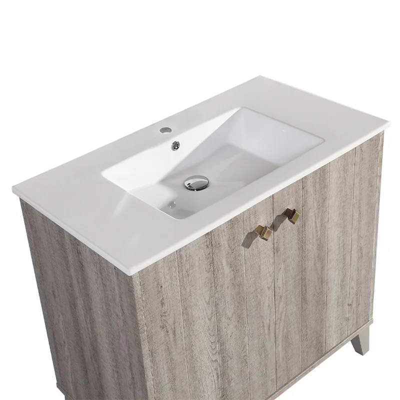 Pur 16.5  Square Wall-Mount Bathroom Sink - Brown
