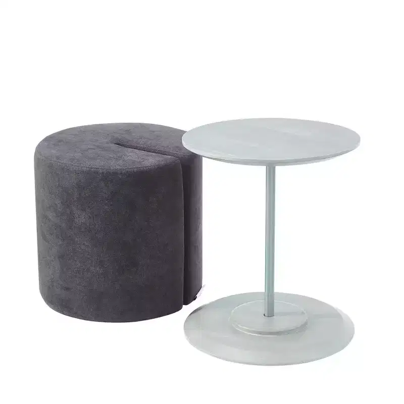 Mission Hills Furniture Ashwood Table with Fabric Ottoman, Living Room, 2-Piece