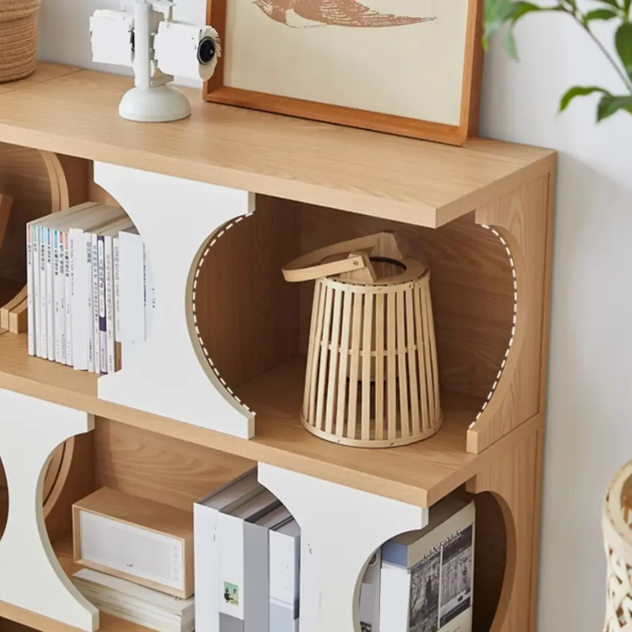 Wooden Cubitac Modern Display Cabinet with Shelves