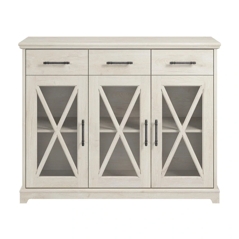 Lennox 46W Sideboard Buffet Cabinet with Drawers by
