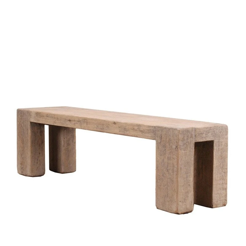65 long Ravello Bench Weathered Natural - N/A