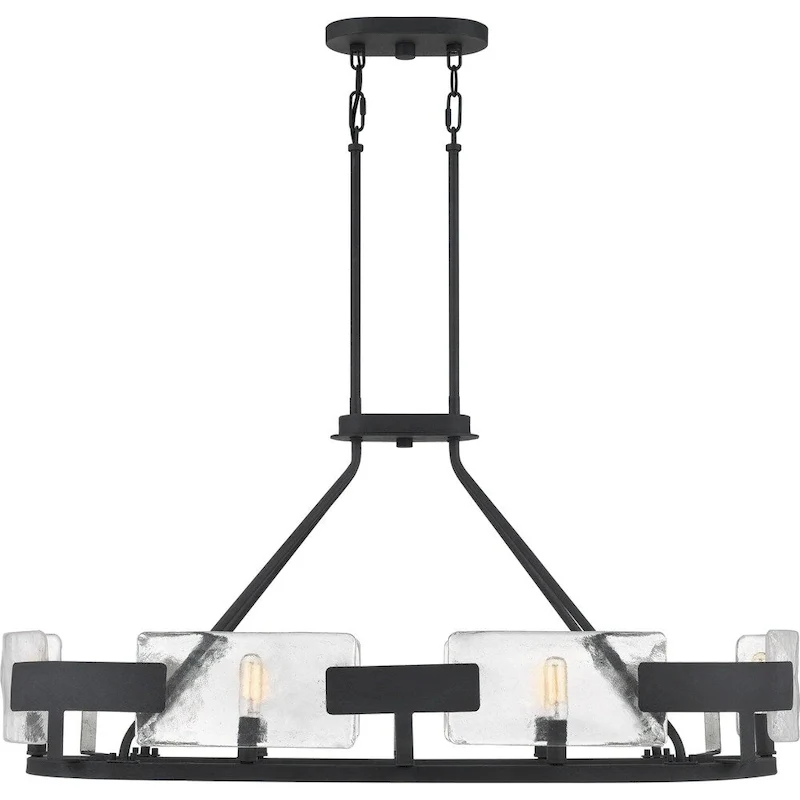 Quoizel Stratum Royal Ebony 6-light Island Chandelier