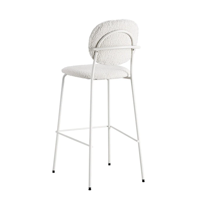 Carley Boucle Bar Height Stools (Set of 2)