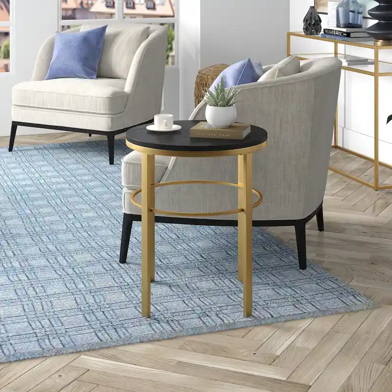 Gaia 20 Wide Round Side Table with MDF Top