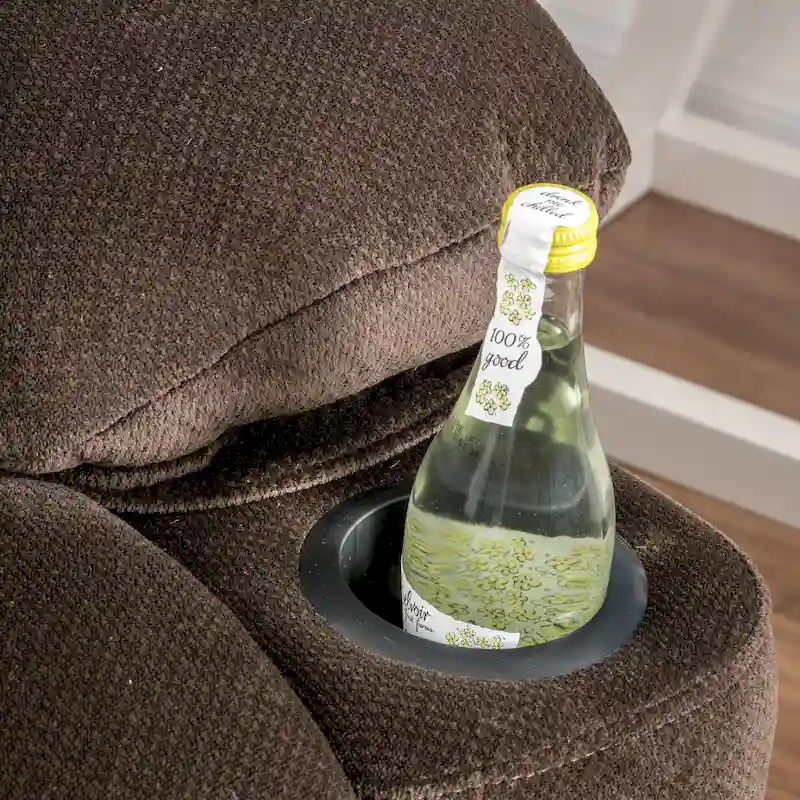 Christopher Knight Home Gannon Fabric Reclining Glider Club Chair