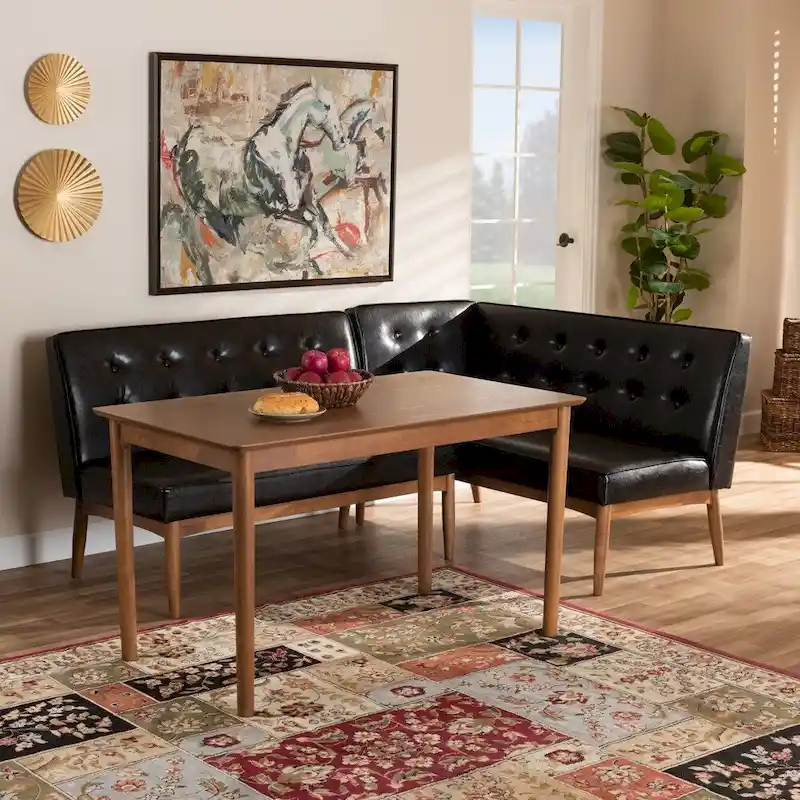Carson Carrington Isaksbo 3-piece Dining Nook Set