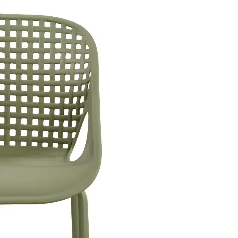 Christopher Knight Home Chaitanya Modern Patio Iron and Plastic Chairs (Set of 2)