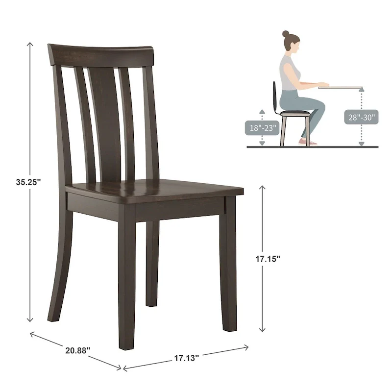 Wilmington II Round Pedestal Base Antique Black 5-Piece Dining Set by iNSPIRE Q Classic