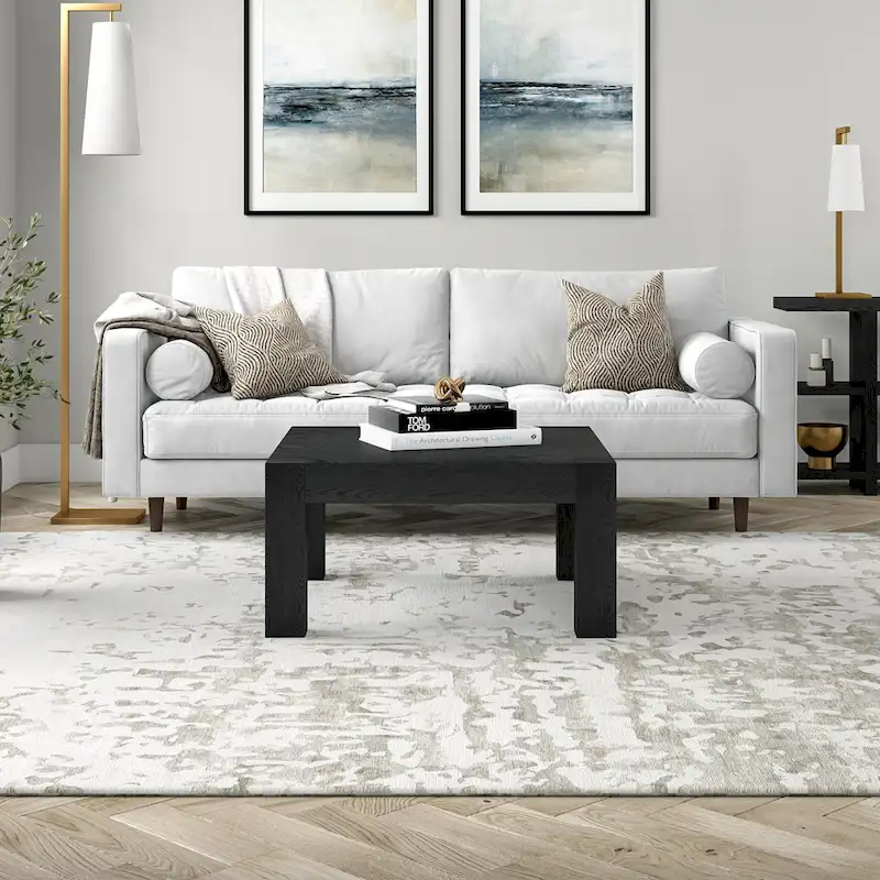 Langston 34  Wide Square Coffee Table - 34  Wide