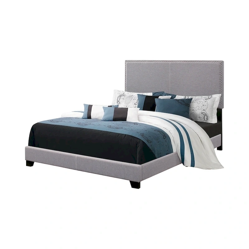 Boyd Transitional Fabric Upholstered Panel Bed