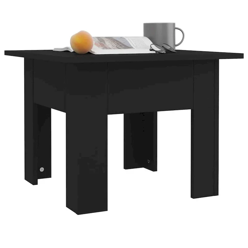 Black Modern Square Coffee Table