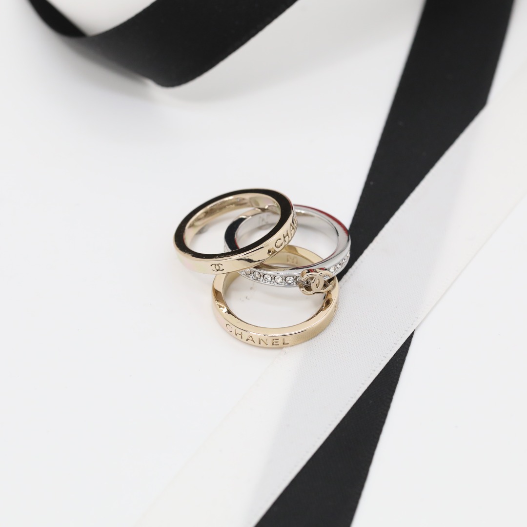 CCR066 Chanel ring set of 3 - ccjewelryacc