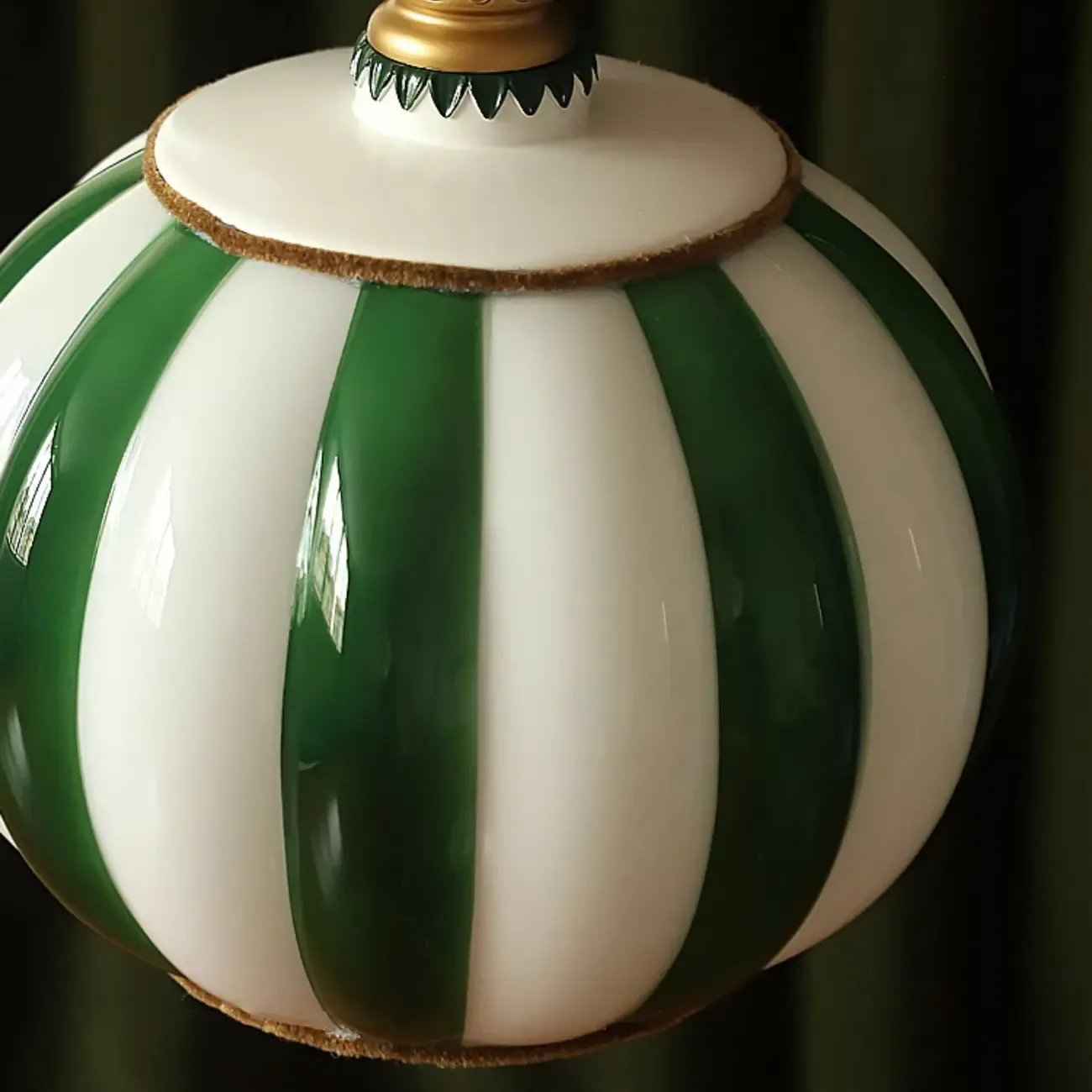 Modern Glass Green Globe Kitchen Pendant Lighting