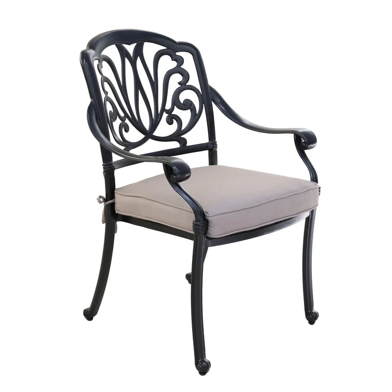 Manasquan 13-piece Gunmetal Aluminum Dining Set by Havenside Home