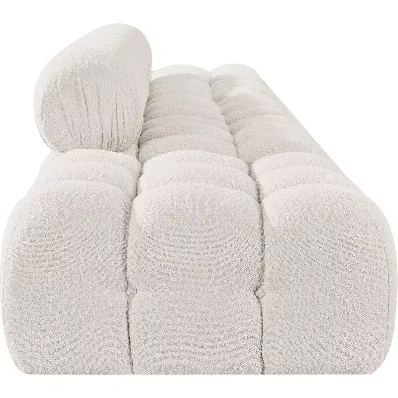 Meridian Furniture Ames 170 Boucle Fabric Upholstered 5pc. Modular Sofa