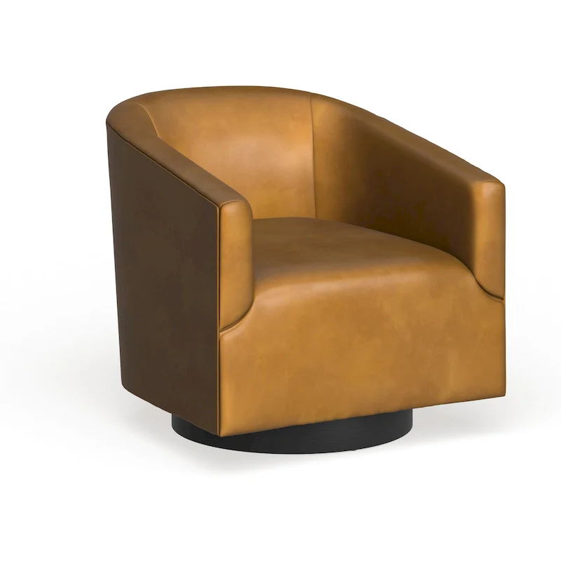Gilbert Wood Base Swivel Chair by Greyson Living