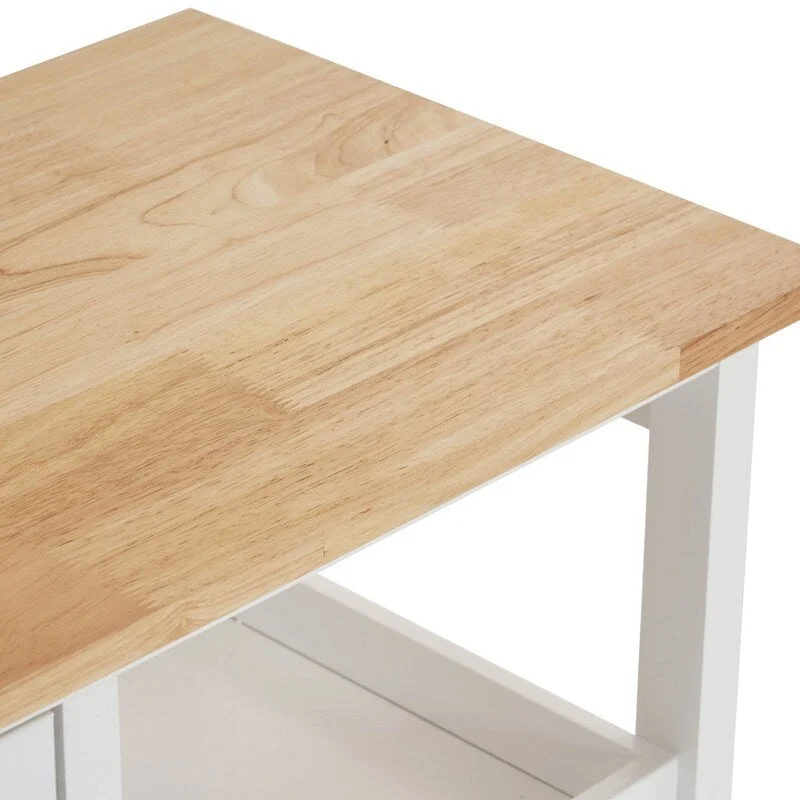 Three Drawers Three Layers Spray Paint Dining Car Kitchen Carts