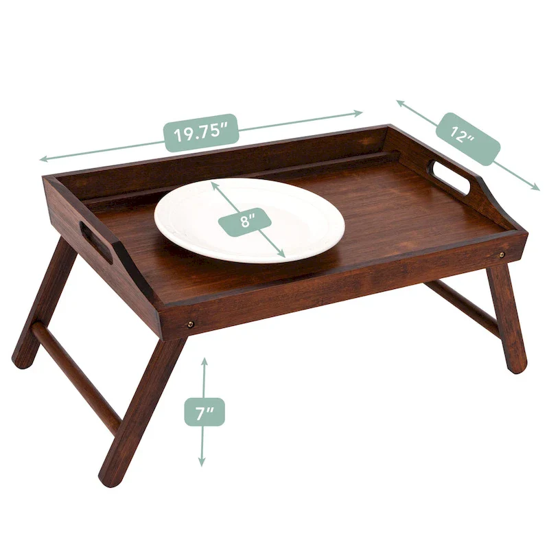 Rossie Home Medium Media Bed Tray with tablet and phone holder