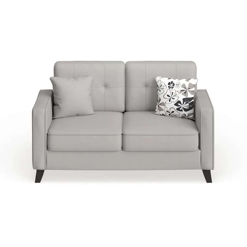 Mid-century Fabric Loveseat