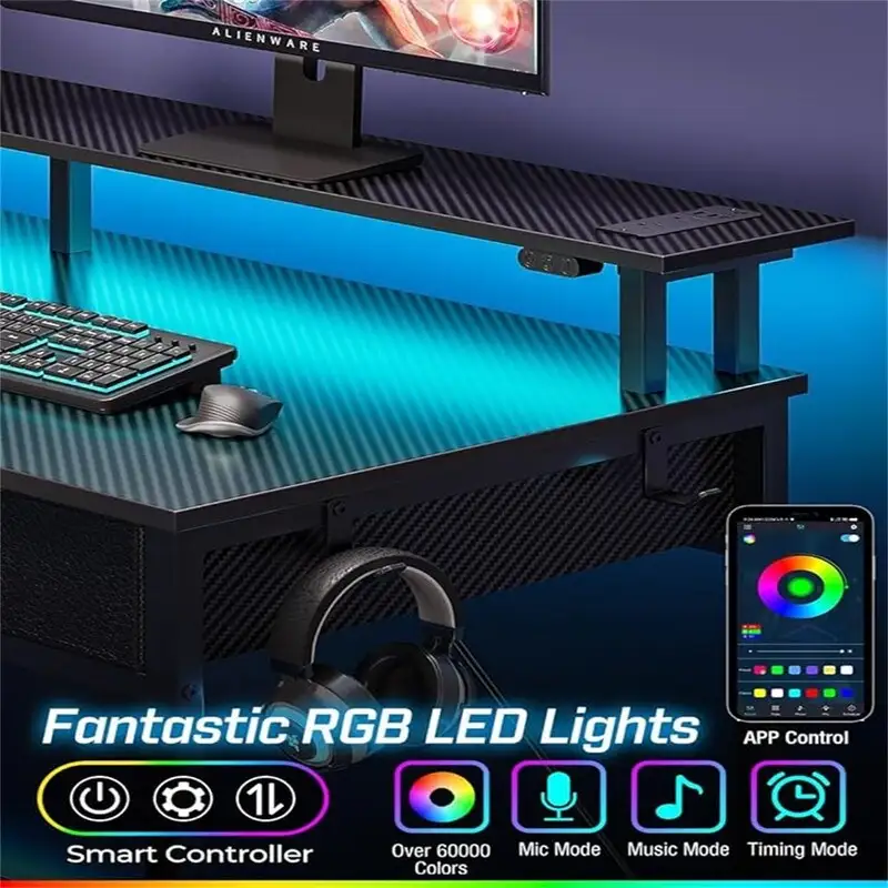 Computer Desk with Power