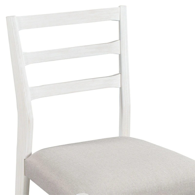 7-Piece Wooden Dining Table Set with 12 Leaf