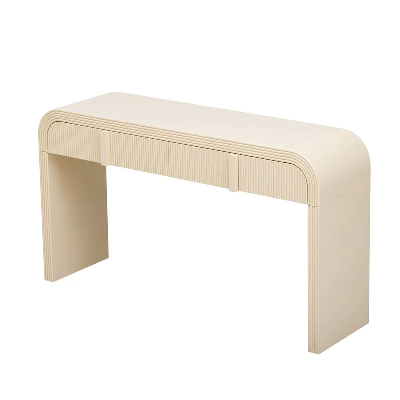 Unique Modern Rounded Silhouette Console Table