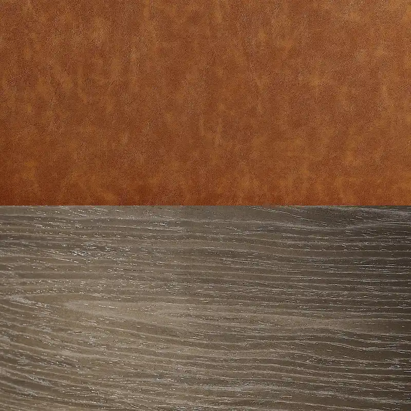 Art Leon Mid-century Faux Leather Swivel Bentwood Dining Chair