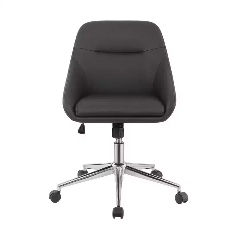Simple Relax Leatherette Upholstered Office Chair with 5 Casters