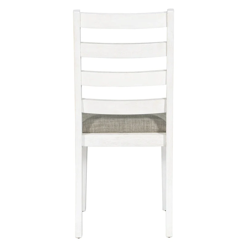 Rustic Style 6-Piece Dining Room Table Set with 4 Upholstered Chairs & a Bench