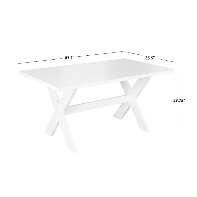 Simple Living 4-piece Sumner Dining Set with Dining Bench