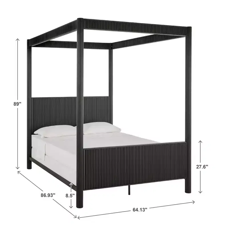 Shirley Queen Bed - Black - iNSPIRE Q