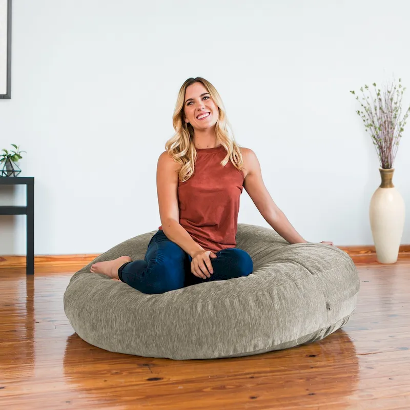 Cocoon Bean Bag Lounger with Chenille Cover