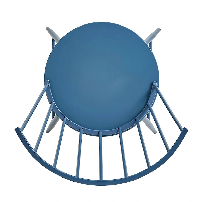 Truman High Back Metal and Wood Spindle Dining Chair (Set of 2) by iNSPIRE Q Modern