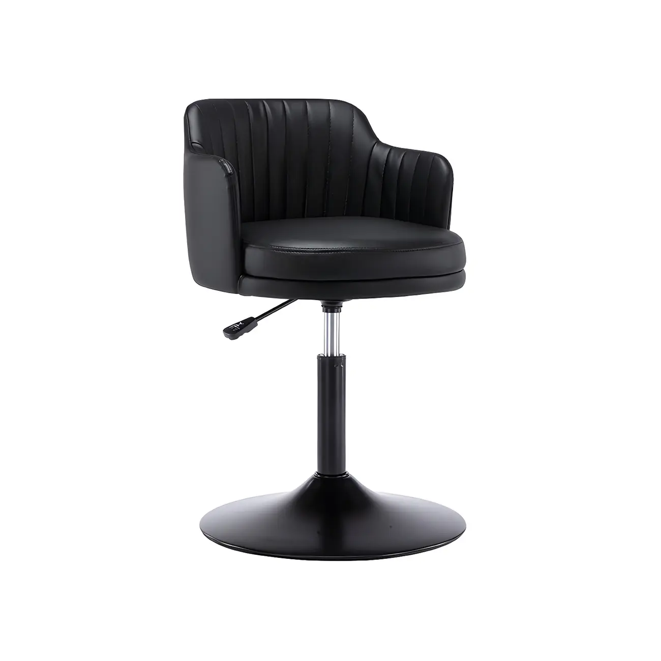 Modern Leather Armrests Swivel Adjustable Bar Stool
