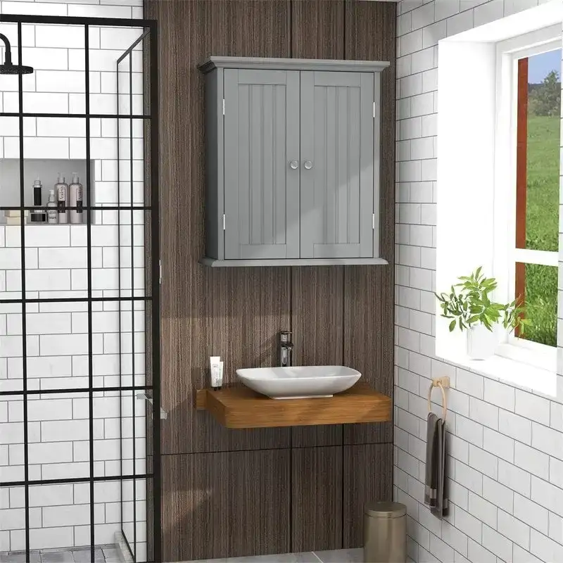 Bathroom Wall Cabinet - 8D x 21.1W x 24H