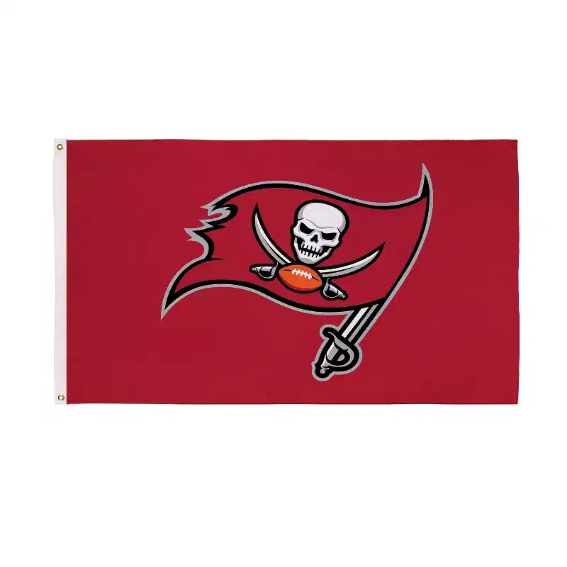 NFL Tampa Bay Buccaneers 3 x 5 Outdoor Durable House Flag with Grommets | Sport Team Flag & Banner | Indoor Wall Decor Flag