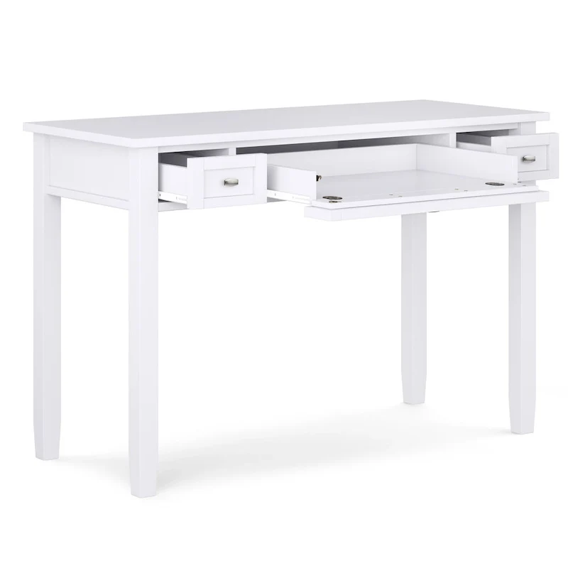Solid wood transition style desk