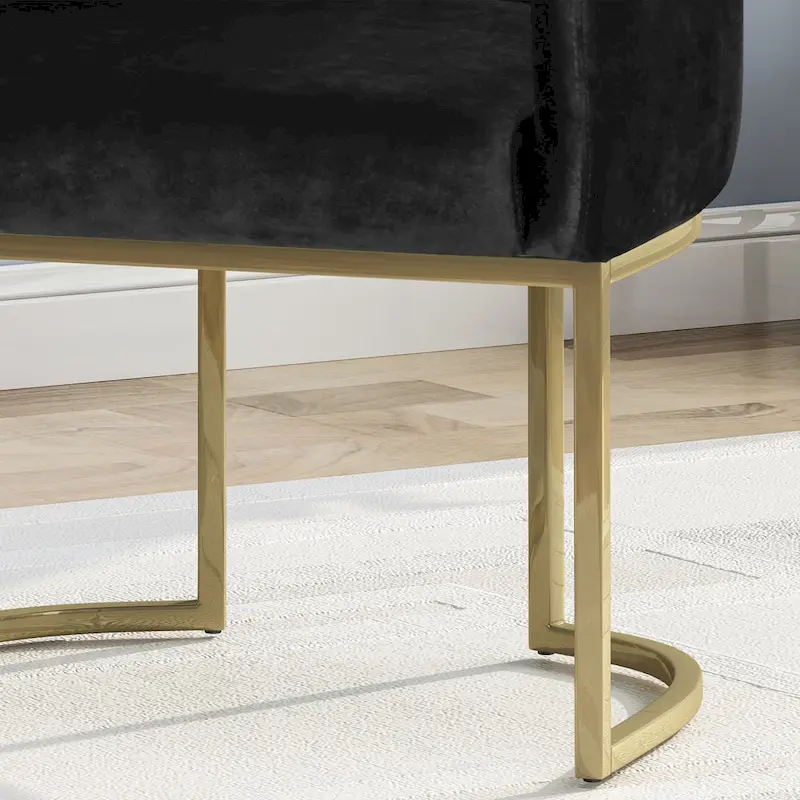 McDonough Modern Tufted Glam Accent Chair by Christopher Knight Home