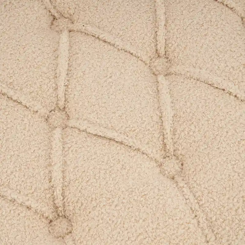 Upholstered Wingback Chair with Ottoman