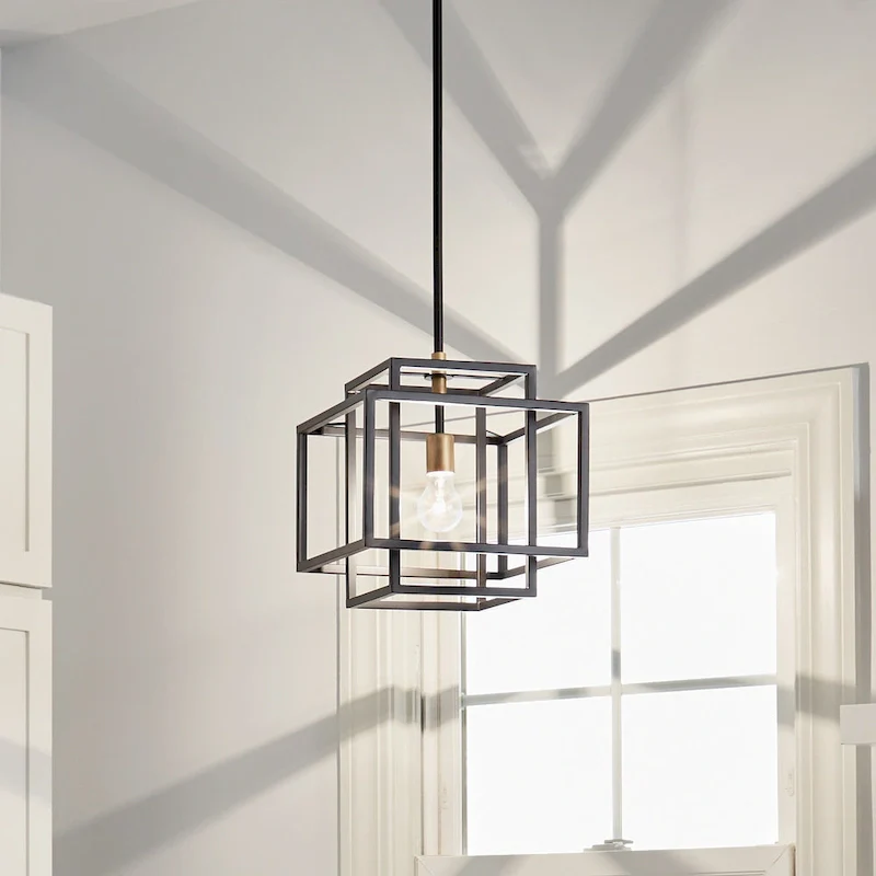 Kichler Lighting Taubert Collection 1-light Black Pendant