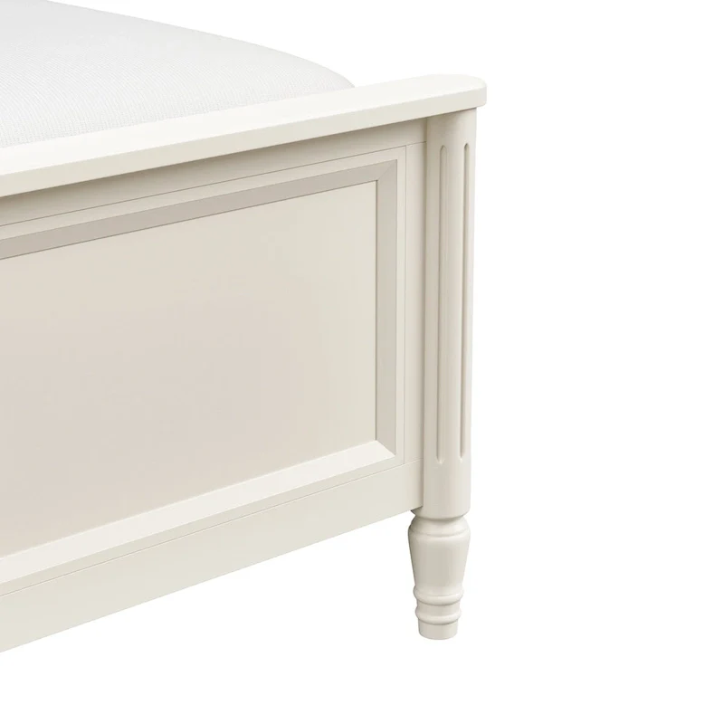 Furniture of America Arlena Classic Modern Solid Wood Panel Bed