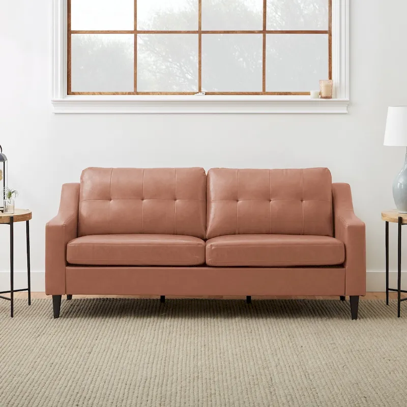 Brookside Ellen 75  Upholstered Scooped Arm Sofa